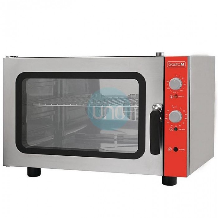 Horno Eléctrico Convección con Humidificador, 4 Bandejas 60x40, Puerta Pivotante Gastro M Horno Eléctrico Convección con Humidificador, 4 Bandejas 60x40, Puerta Pivotante Gastro M