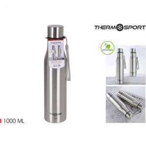 12 Botellas acero 1000ml thermosport - 12 unidades