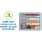 12 Organizadores c/tapa pet 32.5x10x5.5c quttin - 12 unidades