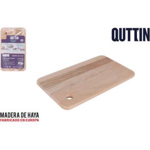 Tabla para cortar de madera 37x22cm quttin