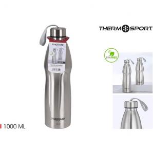 12 Botellas acero 1000ml thermosport - 12 unidades