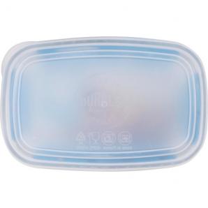 Fiambrera transparente 15cm rectangular c/tapa freshbox