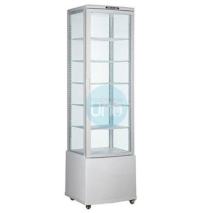 Expositor Refrigerado Blanco 4 Caras, 5 Estantes, 6 Alturas, 288 Litros, Blanco, EU-RT280