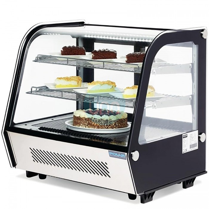 Mural refrigerado tipo mostrador con cristal curvo, 120 Litros Polar CD229 Mural refrigerado tipo mostrador con cristal curvo, 120 Litros Polar CD229