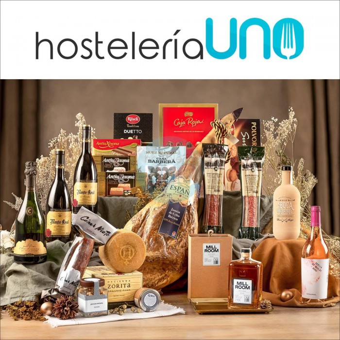 Lote 11: Jamón de 8,5 kg + Embutidos + Vinos + Licores + Turrones y dulces Lote 11: Jamón de 8,5 kg + Embutidos + Vinos + Licores + Turrones y dulces