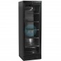 Armario Refrigerado Vertical 6 Alturas Color Negro 1 Puerta de Cristal CEV425-I BLACK