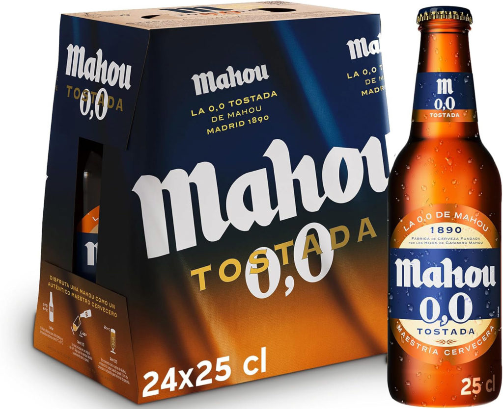 Cerveza sin alcohol 0,0 tostada saludable