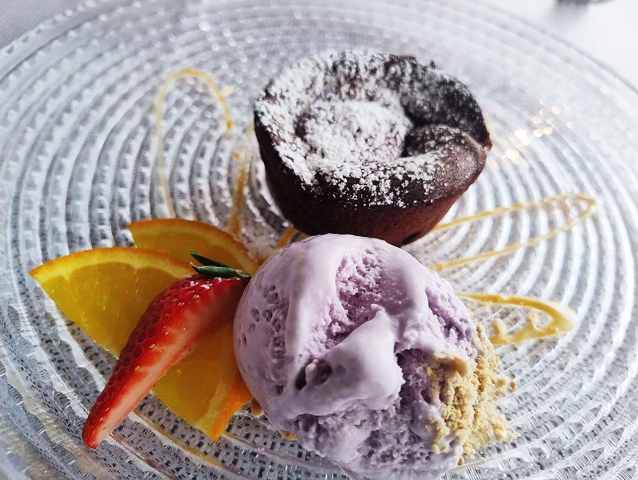 coulant chocolate postre