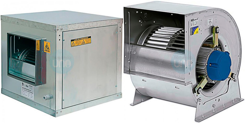 diferencia caja y turbina extractora campanas