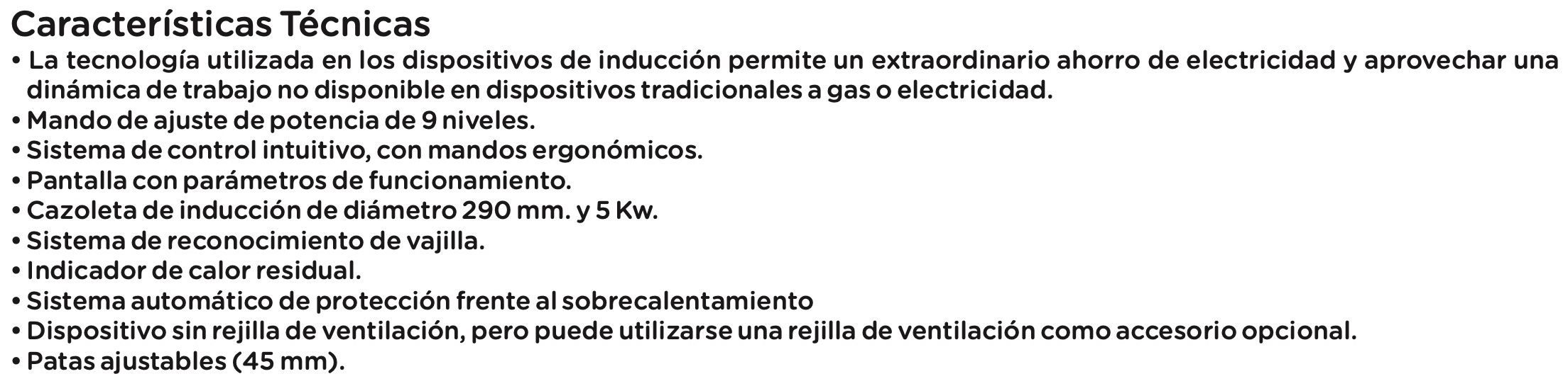 cocinas wok inducción